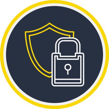 Çocuk Güvenliği Simgesi, Web Kullanımı için Vektör İllüstrasyonu