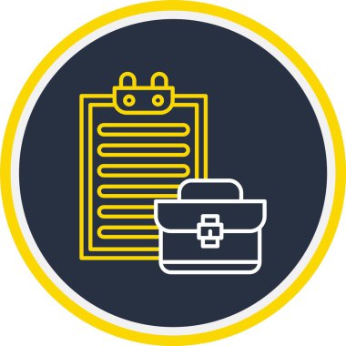 Web Kullanımı için Pano Simgesi, Vektör İllüstrasyonu