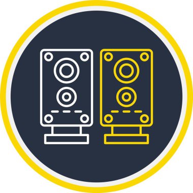 Web Kullanımı için Sözcü Simgesi, Vektör İllüstrasyonu