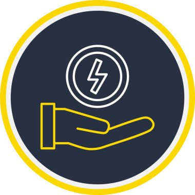 Web Kullanımı için El Simgesi, Vektör İllüstrasyonu