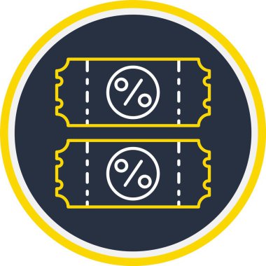 Web Kullanımı için Foucher Simgesi, Vektör İllüstrasyonu