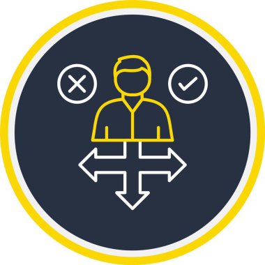 Web Kullanımı için Kılavuz Simgesi, Vektör İllüstrasyonu