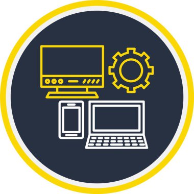 Web Kullanımı için Yanıt Simgesi, Vektör İllüstrasyonu