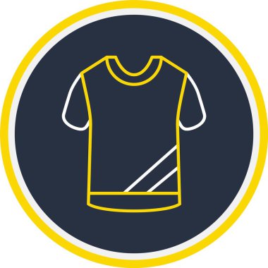 Web Kullanımı için Tshirt Simgesi, Vektör İllüstrasyonu