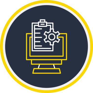 Web Optimizasyon Simgesi, Web Kullanımı için Vektör İllüstrasyonu