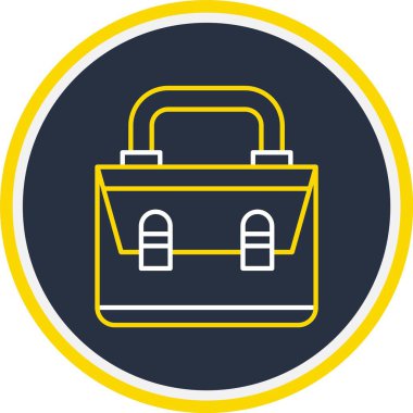 Çanta. Web Kullanımı için Web simgesi basit illüstrasyonu, Vektör İllüstrasyonu