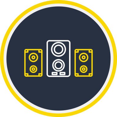 Web Kullanımı için Sözcü Simgesi, Vektör İllüstrasyonu