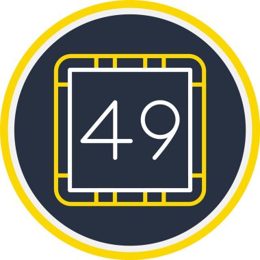 49. 49 Simge, Web Kullanımı için Vektör Resimleri