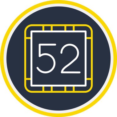 52. 52 Simge, Web Kullanımı için Vektör Resimleri