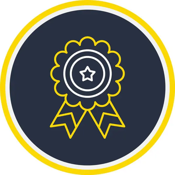 Web Kullanımı için Ödül Simgesi, Vektör İllüstrasyonu