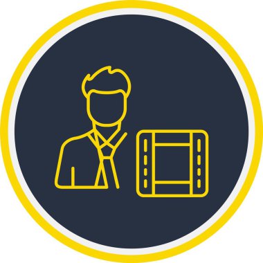 Web Kullanımı için vektör illüstrasyonu, iş simgesinin vektör illüstrasyonu