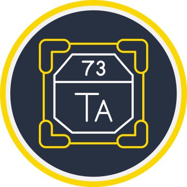 73 Tantalum Simgesi, Web Kullanımı için Vektör Resimleri