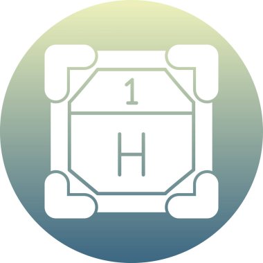 Bir benzin istasyonunun vektör illüstrasyonu