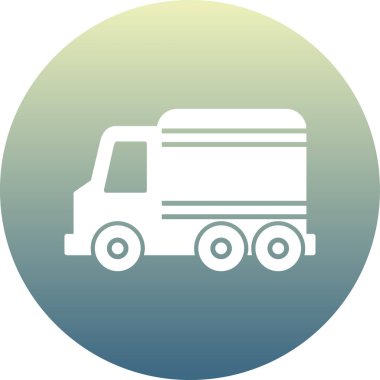 kamp karavan vektör simgesi