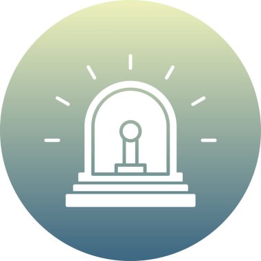 Modern simge ışık eksikliğinin vektör illüstrasyonu