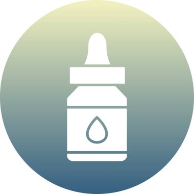 Tıbbi şişe simgesinin gösterimi