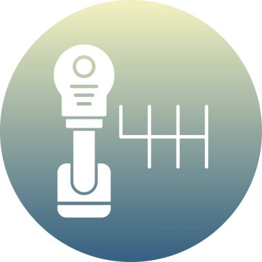 Elektrik prizi. Web simgesi basit illüstrasyon