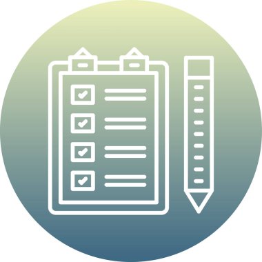 Belge simgesinin vektör illüstrasyonu