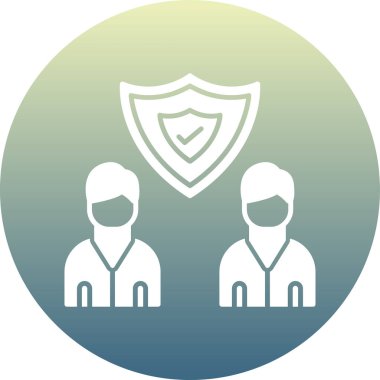 Modern b 'nin vektör illüstrasyonu koruma simgesinden yoksundur