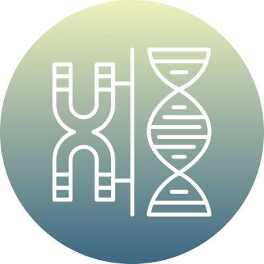 vektör DNA simgesi illüstrasyonu