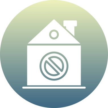 Ev. Web simgesi basit illüstrasyon