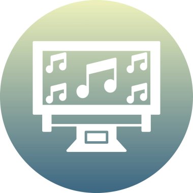 Müzik not simgesini, vektör çizim