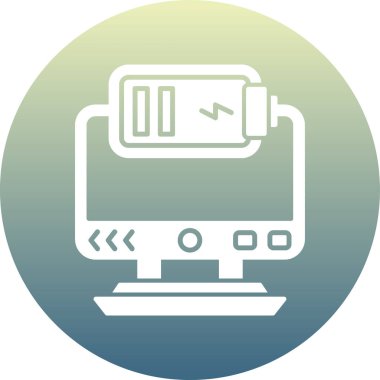 bilgisayar simgesi vektör illüstrasyonu