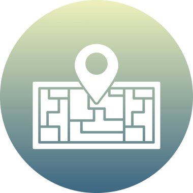 Modern simgenin vektör illüstrasyonu