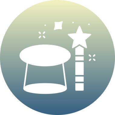 Bir noel simgesinin vektör illüstrasyonu