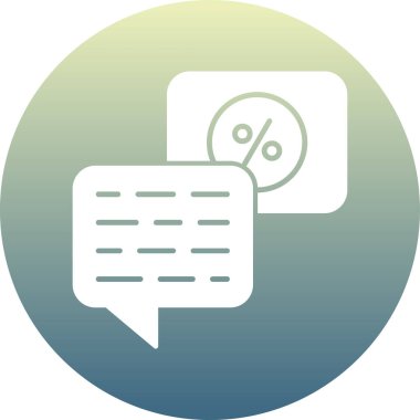 Konuşma baloncuğunun vektör çizimi