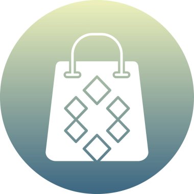 Çanta. Web simgesi basit illüstrasyon