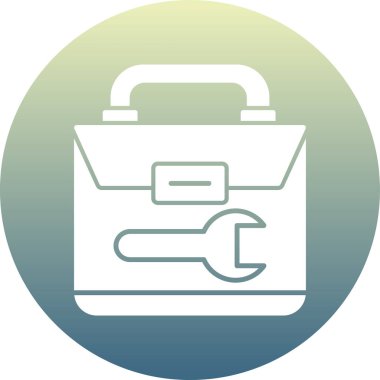 Çanta. Web simgesi basit tasarım