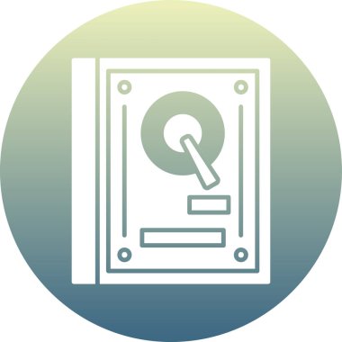 Bir kitap simgesinin vektör illüstrasyonu