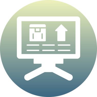 seo modern simgesinin vektör illüstrasyonu