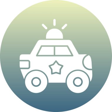 araba simgesi, vektör illüstrasyonu