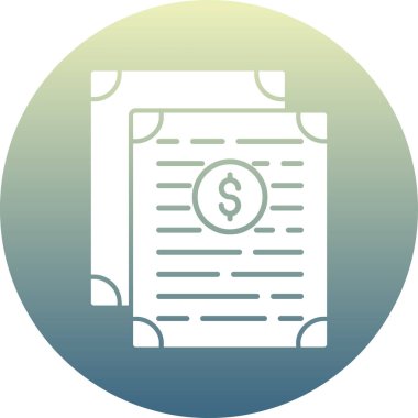 Doları bill kutsal kişilerin resmi, vektör çizim