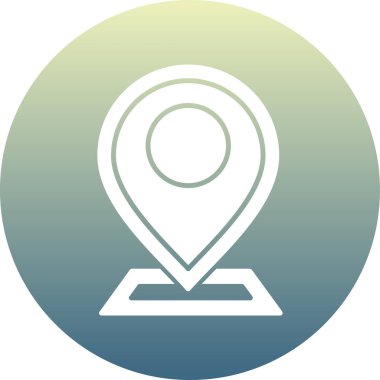 Konum Simgesi. Vektör İllüstrasyonu