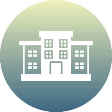 okul inşa vektör illüstrasyonu