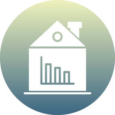 vektör gerçek ev simgesi