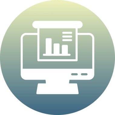 bilgisayar simgesi vektör illüstrasyonu