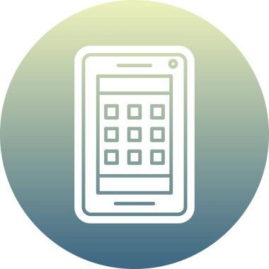 Vektör Mobil simge illüstrasyonu