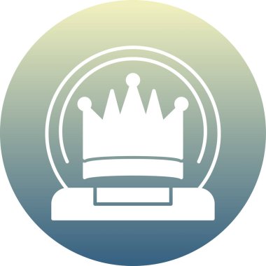 taç vektör çizimi daire tasarımında