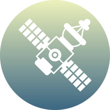 Uydu. Web simgesi basit tasarım