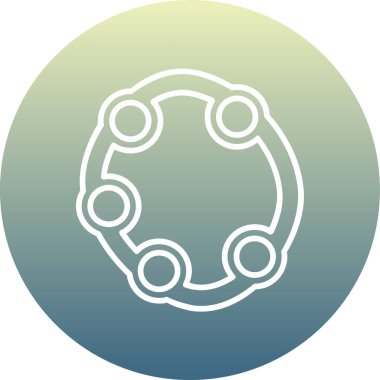 Modern b 'nin vektör illüstrasyonu eksik dişli