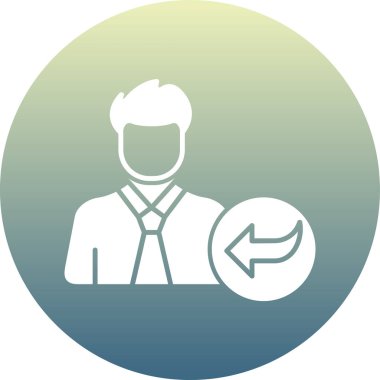 İş simgesinin vektör illüstrasyonu