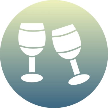 Bir bardak Şarap Simgesi