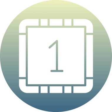 Arkaplanda izole edilmiş resimli simge - kare takvim ana hatları