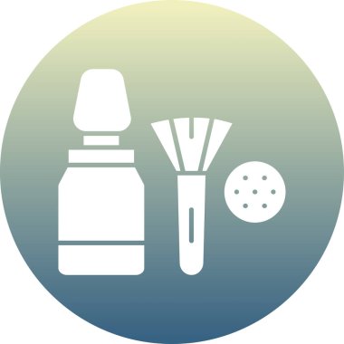 Bir simge kümesinin vektör illüstrasyonu