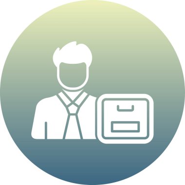 Bir adamın vektör illüstrasyonu