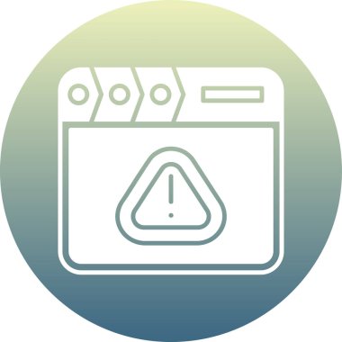 Bir kamera simgesinin vektör illüstrasyonu